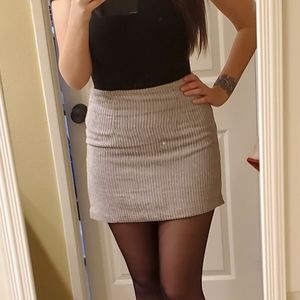 Lulu's Corduroy Mini Skirt